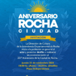 Este jueves se conmemora el 231° aniversario de la ciudad de Rocha