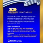 Rocha celebra el Bicentenario de la Patria