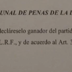 Tribunal de Penas de la L.R. de F. falló a favor de Palermo
