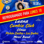 Semana de Rocha: Actividad de este viernes pasó para el lunes