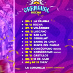 Todo pronto para el inicio de Carnaval en Rocha