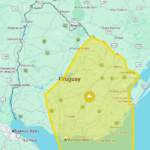 Inumet amplió la alerta por lluvias abundantes y tormentas fuertes