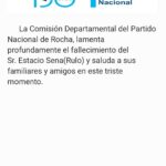 Comunicado de la Comisión Departamental del PN de Rocha