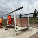 Más seguridad en rutas: siete nuevas garitas para usuarios del transporte público en Rocha