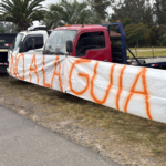 Camioneros autoconvocados se movilizaron como protesta a nueva guía de carga