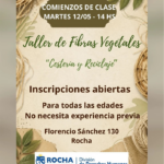 Comienza taller de Fibras Vegetales “Cestería y Reciclaje”