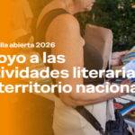 Apoyo a las actividades literarias en territorio nacional
