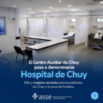 Centro Auxiliar de Chuy fue recategorizado como Hospital de Chuy