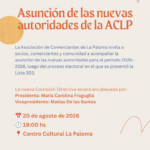 Este jueves asumen nuevas autoridades de la Asociación de Comerciantes de La Paloma