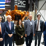 Orsi y Umpiérrez estuvieron en la apertura de una planta espacial en Zonamérica