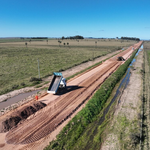 Avanzan las obras de rehabilitación de la Ruta 14 en Rocha